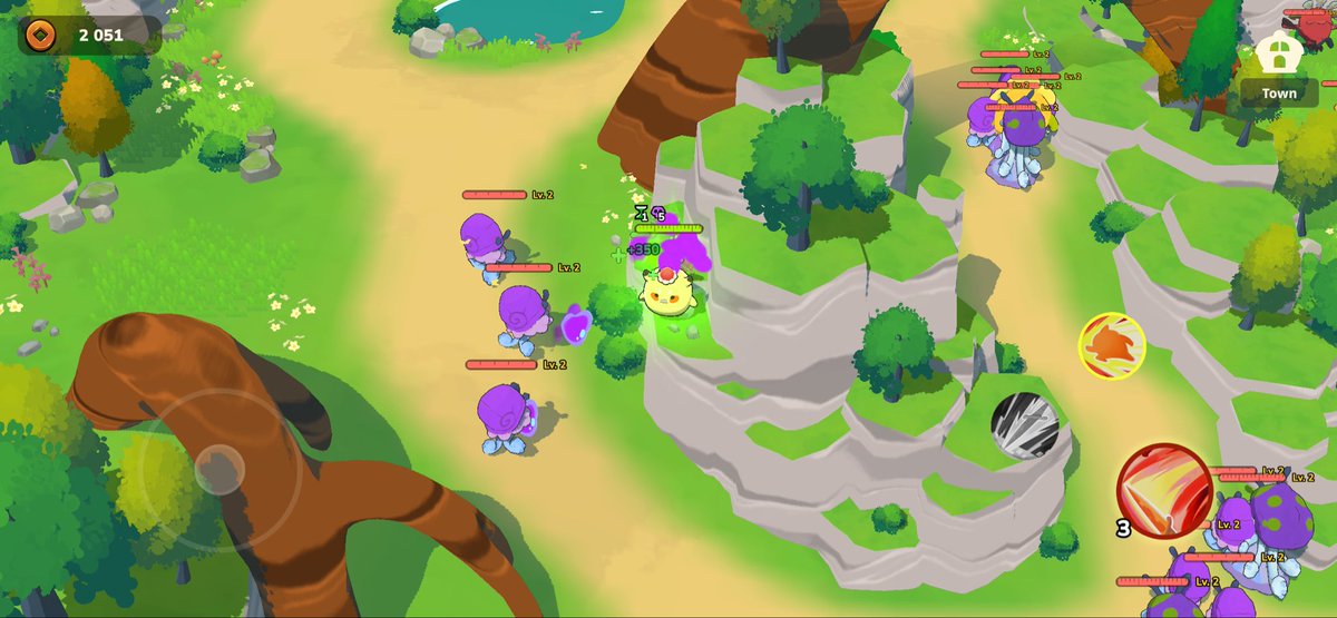 Swoin_FR's tweet photo. @AxieInfinity 
Small bug after a jump I finished on the mountain https://t.co/7nwj2FqZds
