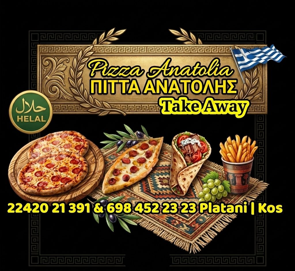 PittaAnatolis's tweet photo. Δεν έχετε όρεξη να μαγειρέψετε δείπνο απόψε; Κανένα πρόβλημα, θα το φροντίσουμε εμείς. Η Pitta Anatolis σας προσφέρει πάντα εξαιρετικές επιλογές γευμάτων, και οι πελάτες μας το γνωρίζουν πολύ καλά.
Ξεκινάμε να δεχόμαστε παραγγελίες κάθε βράδυ στις 6 μ.μ. https://t.co/AJRvm98J4b