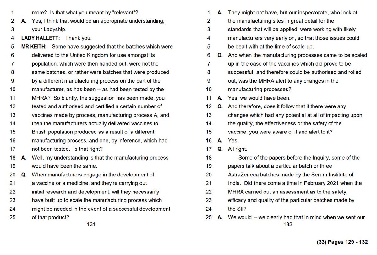 scottish_vig's tweet photo. When asked about this by Hugo Keith, June Rainne said her understanding was the manufacturing processes would have been the same.  However, in their FOI they acknowledged differences. https://t.co/KASFCjvfcA https://t.co/R5RUEHZYAO