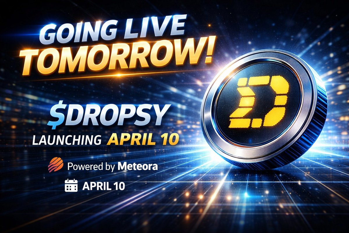We’re almost there 👀🔥

Few hours to go… everything built quietly now about to be launched

No presale. No early plays. Just timing and being ready

There’s a lot lined up for this drop, don’t get caught sleeping 🚀

$DROPSY