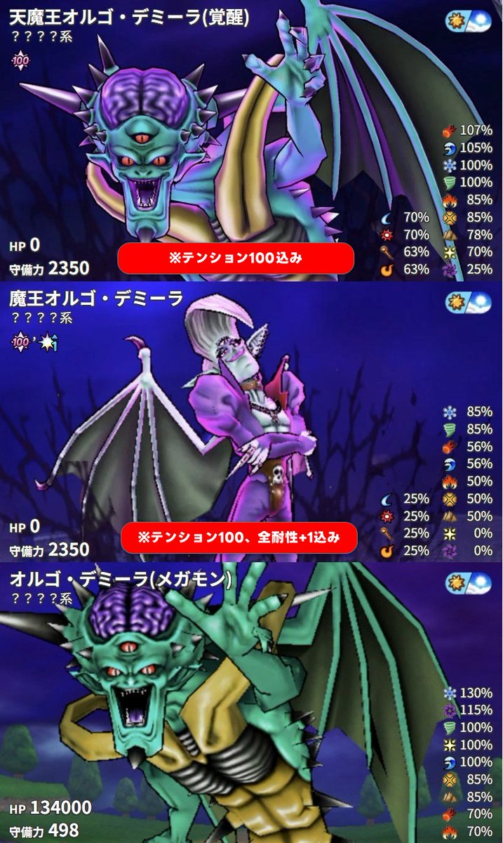オルゴデミーラ、変身、ナイトリッチ3枚