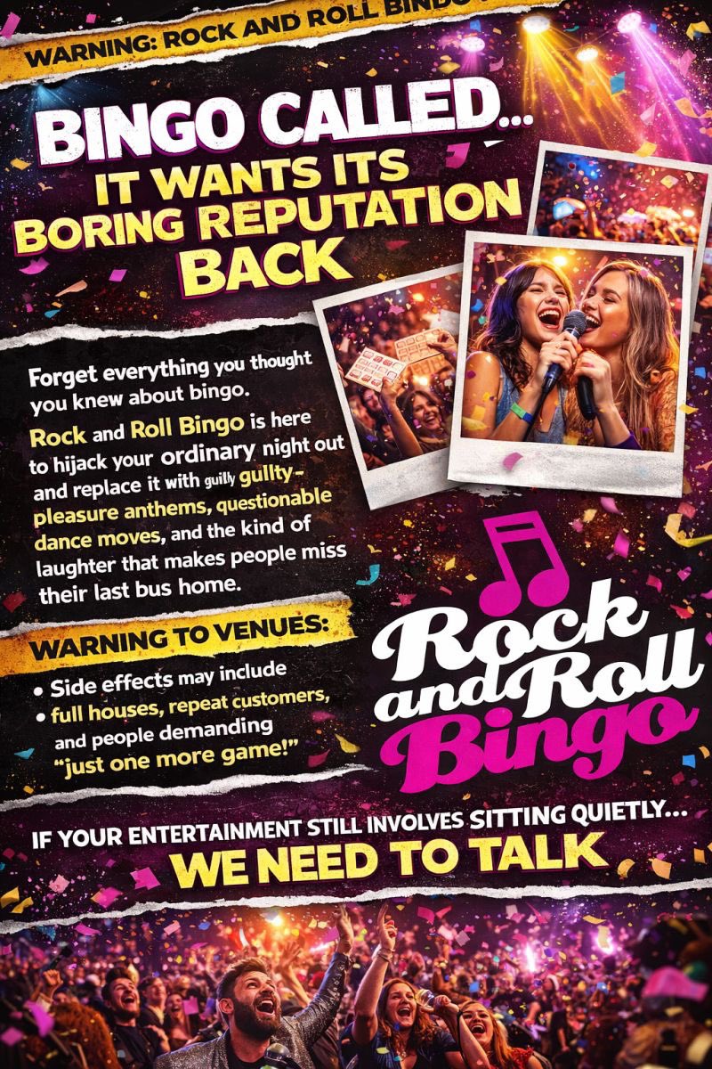 Rock and Roll Bingo tweet media