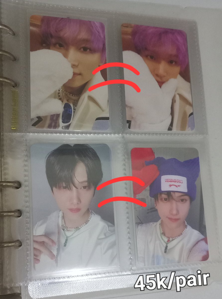 uriaegyoom's tweet photo. Wts NCT DREAM Candy era Haechan &amp; Jisung [READY INA]

Yg dikasih garis merah berarti pair ‼️
Fixed price, no nego ⚠���
Bisa dp 70% ✔️ 
Bisa co oren ✔️ 
Mention after dm soalnya takut kena filter 🤧🤧
#warungnct #warungkpop #warungnctdream https://t.co/U8WPvfC7st