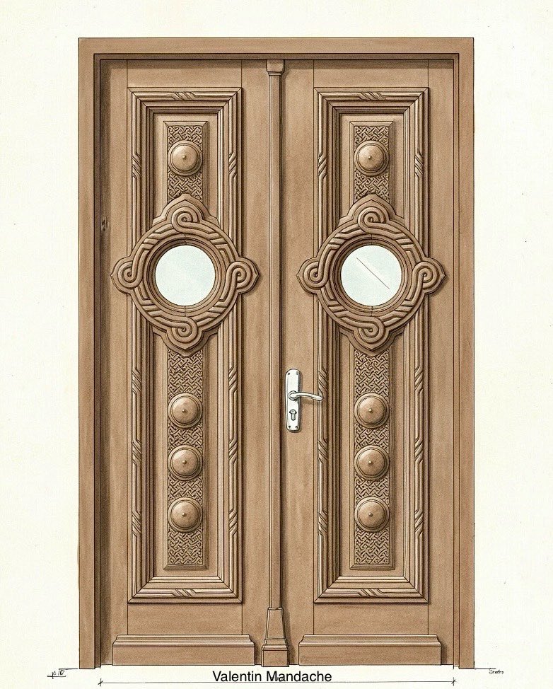 casedeepoca's tweet image. Neo-Romanian style doors, Dorobanti quarter, Bucharest (1920s). #door #neoromanian #bucharest #casedeepoca #valentinmandache