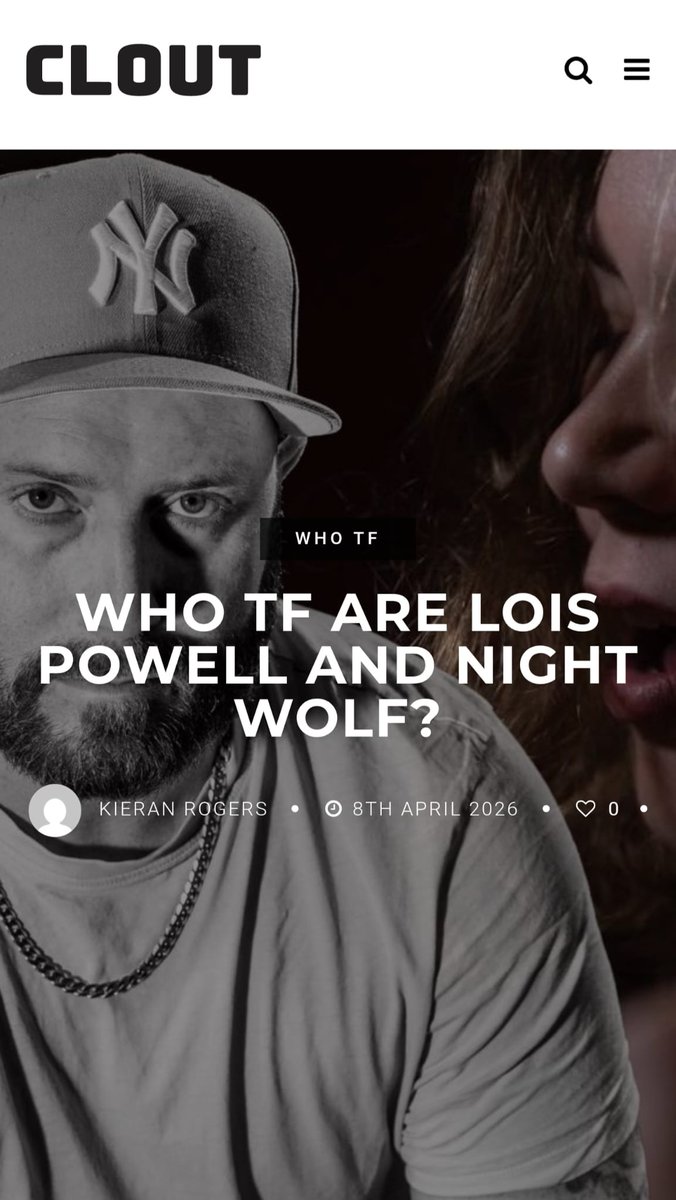 NightWolfUK's tweet image. We have just had an interview with CLOUT, we are also appearing in a few printed magazines this month, will post when they come.  You can read what we had to say here
cloutcloutclout.com/features/who-t…
Kickback - 26/04/26 - The Fods + Night Wolf releases on EscaVolt Records. #NewMusicAlert