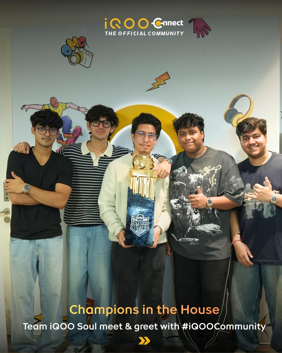 Champions in the House 🏠 Team #iQOOSouL meet and greet with # ...