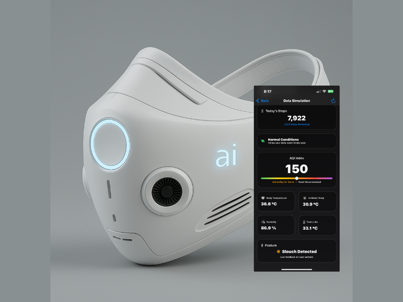 iShailesh_K's tweet photo. Real-time AQI at your breathing zone.

Posture AI that alert to improves lung capacity.

Hands-free SOS. No phone needed.

Every Securio is a data node for street-level air quality.

Launching soon.

@AdevairTech  #Securio #IoT #DeepTech https://t.co/CNxKRYpChO