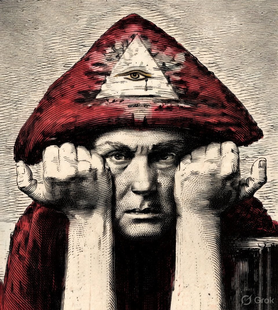 ArcaneSecretsX's tweet photo. One strange night inside the Great Pyramid…
led to a mysterious entity dictating The Book of the Law.
That’s how Aleister Crowley became the Beast and birthed Thelema. https://t.co/FCtIAg9VKG