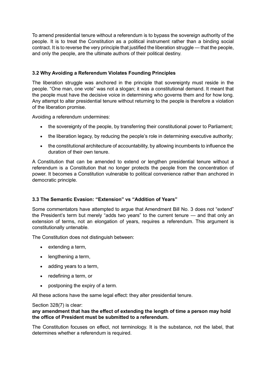 DrGGandawa's tweet image. My submission on Constitutional Amendment No. 3 has now been formally delivered to Parliament via DHL. Sharing this publicly for transparency and record.
#PublicRecord #ConstitutionalProcess