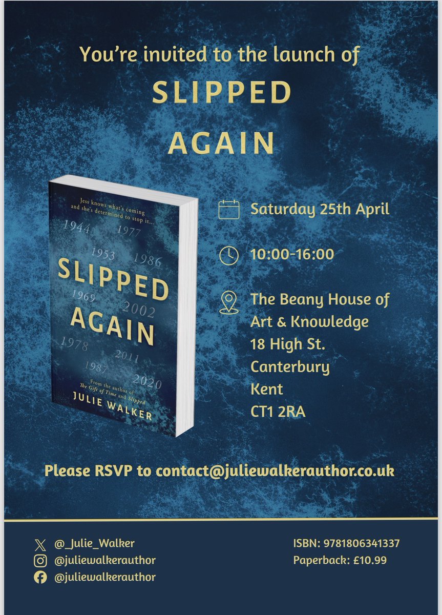 _Julie_Walker_'s tweet image. Want to meet me IRL? Looking forward to this 😊It only takes a moment to hit like or to repost... a few moments to comment - thank you 😊#Booktwt #Booklaunch #newrelease #WritingCommunity #authorlife