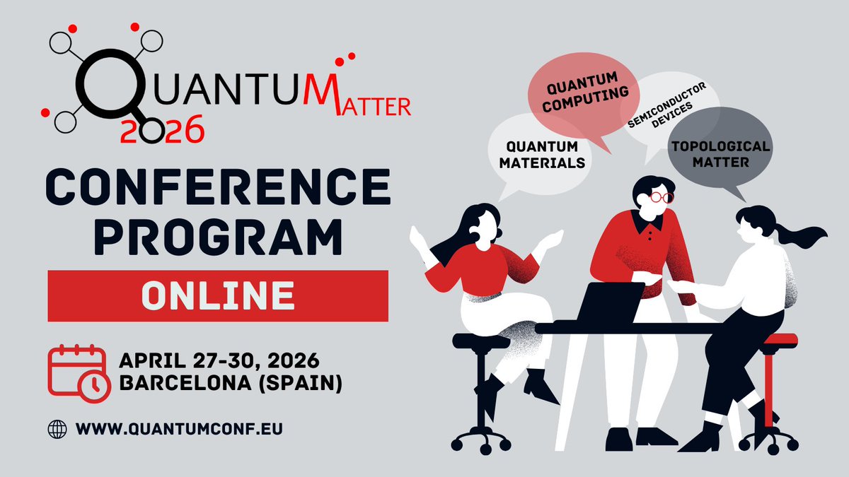 QUANTUM MATTER CONFERENCE tweet media