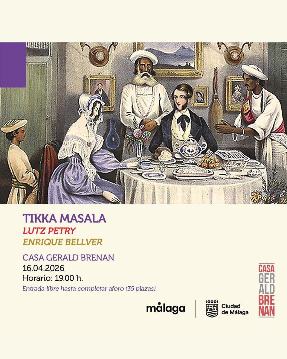 CasaGBrenan's tweet image. 🌿✨ El 16 de abril, #CasaGeraldBrenan abre la primavera con el taller gastronómico “TIKKA MASALA”: un viaje por la cocina anglo-india del Raj, con Lutz Petry y Enrique Bellver. Se preparan Mulligatawny y Tikka Masala (también versiones vegetales) y habrá degustación.