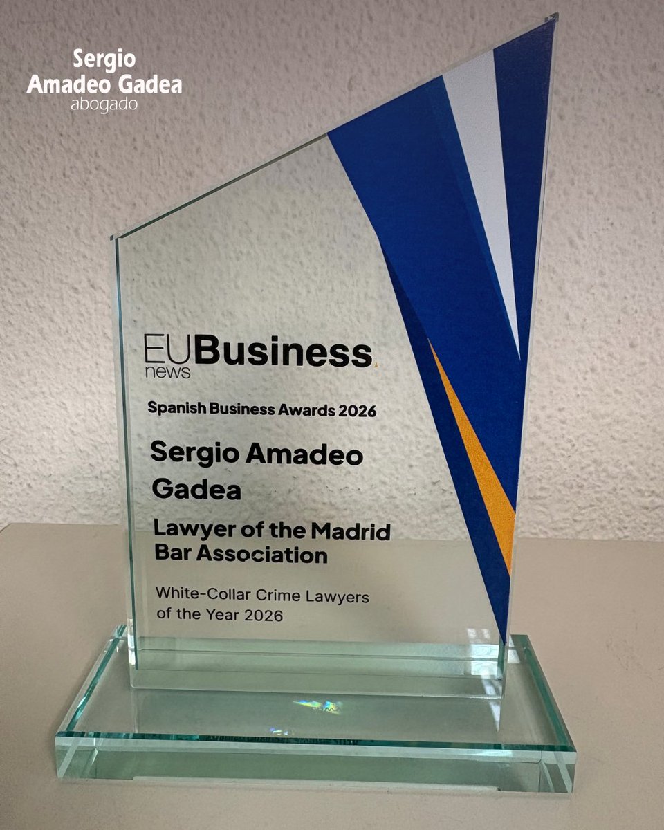 sergioamadeo's tweet photo. Reconocido como White-Collar Crime Lawyer of the Year 2026 en los Spanish Business Awards de EU Business News. ⚖️

Un reconocimiento que refuerza el compromiso con una defensa rigurosa en derecho penal económico.

📞 986 220 424 | 609 672 292

#DerechoPenal #AbogadosVigo https://t.co/8hCBlqb3hG
