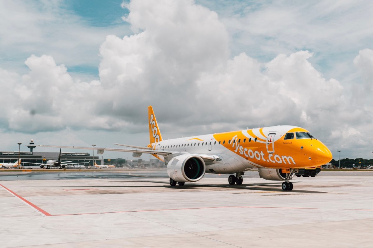 ChangiAirport's tweet image. #NEW: Scoot is launching new flights from Changi Airport to two destinations in Indonesia starting May, operated on the Embraer E190-E2 aircraft! 🇮🇩

🏝 Belitung: Two times weekly flights from 3 May 2026 
🏞 Pontianak: Three times weekly flights from 29 June 2026