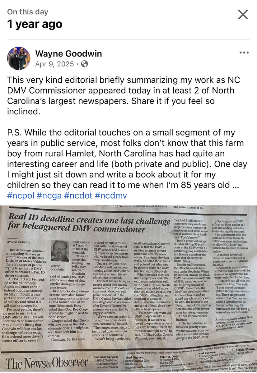 Wayne Goodwin tweet media