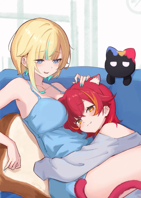 なでなで ふみふみ #えまぁーと #ねこたぺすとりー
