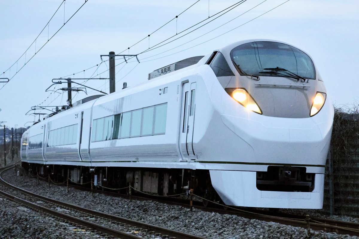 つしま様① 4/9 回8725M E657系 K1編成 📷️ 「651系電車オマージュカラー」になり