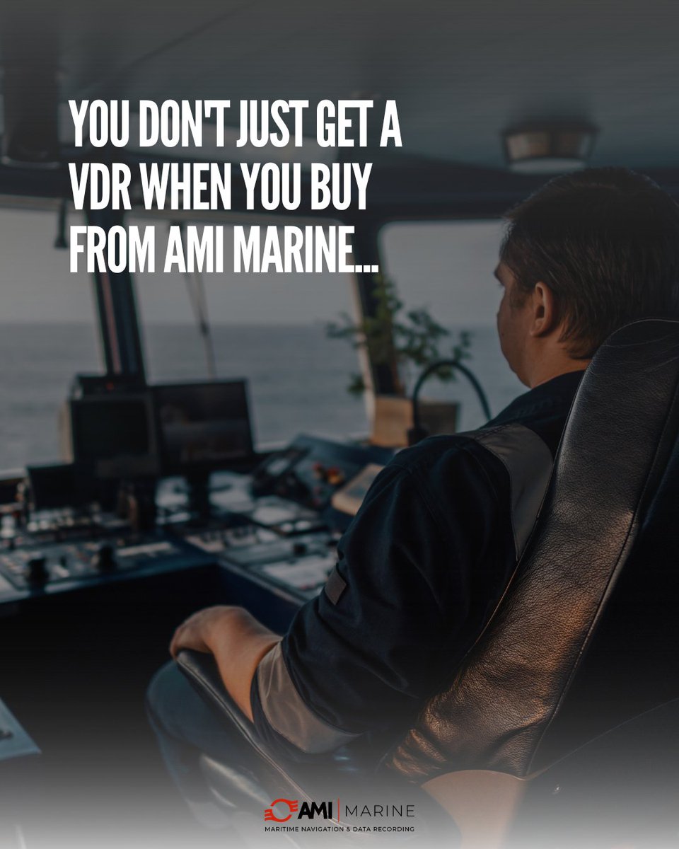 AMI_MARINE_UK's tweet image. When you choose AMI Marine, you’re choosing more than a VDR.

Get 24/7 support with remote assistance, swift updates, and expert guidance.
Ensure smooth sailing with our global network.

Discover more: amimarine.com/product/the-am…

#marinetech #vdr