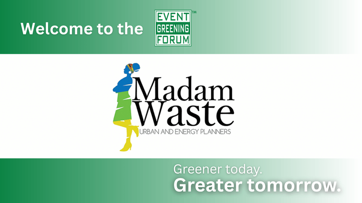 EventGreening's tweet image. 🌿 Please welcome @MadamWaste to the EGF community!

Experts in organic #WasteSolutions, #CircularEconomy systems &amp;amp; clean energy, they’re helping turn waste into opportunity — including at events. ♻️

🔗zurl.co/adkmc 

#EGFmember  #SustainableEvents