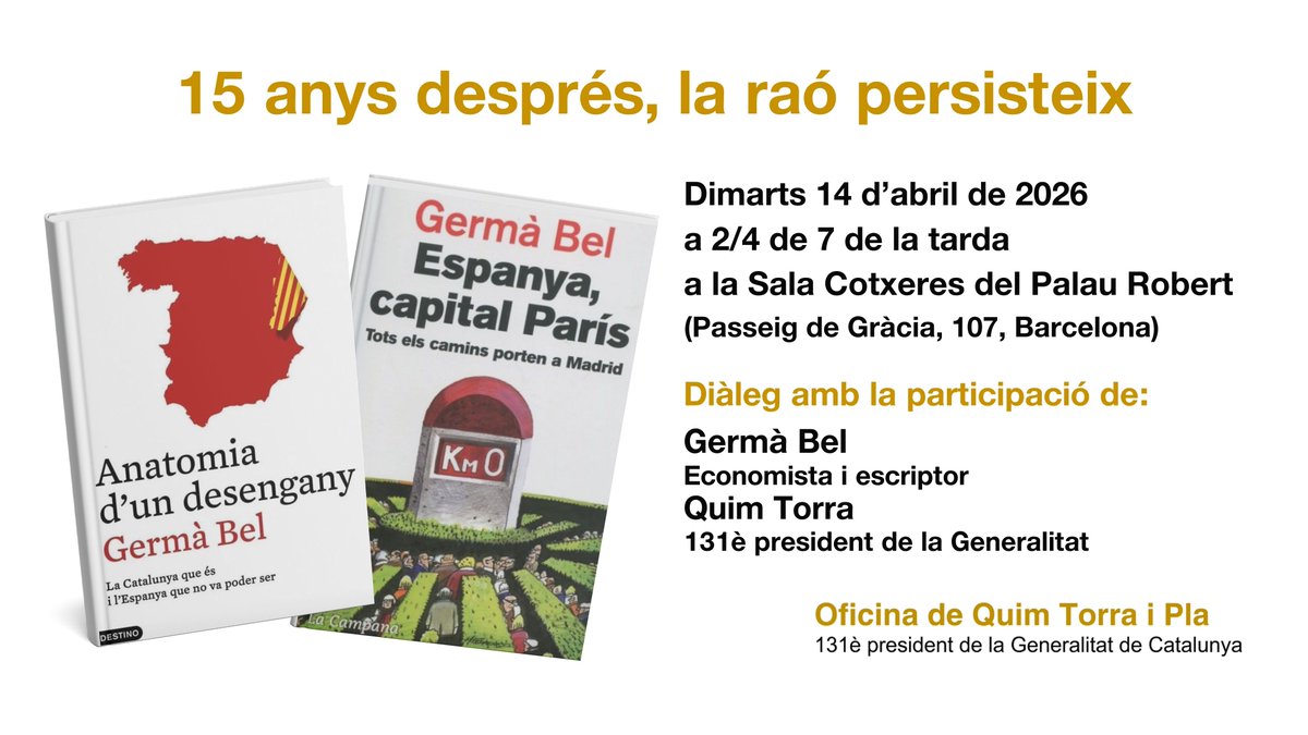 Quim Torra i Pla tweet media