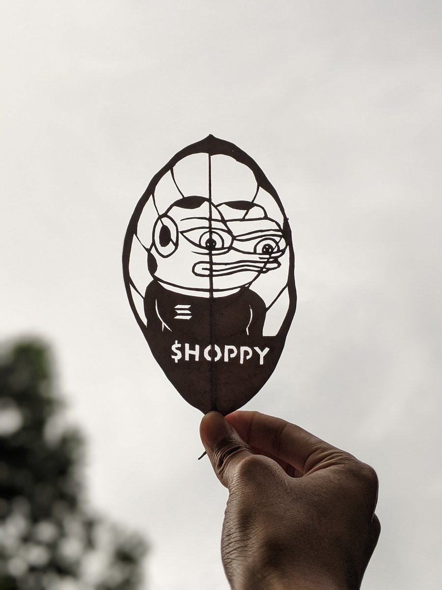 Aevm06's tweet photo. This is my leaf entry, sir. It took me 3 to 4 hours to make this. I hope you like my work. 
$HOPPY

Tag friend 
@Adinerosol 
@warungdegen 
@Mr_KageX 
@HaloHRTN 
@ponyin https://t.co/HISuA163PW