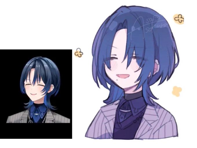#青ペン ニコ……