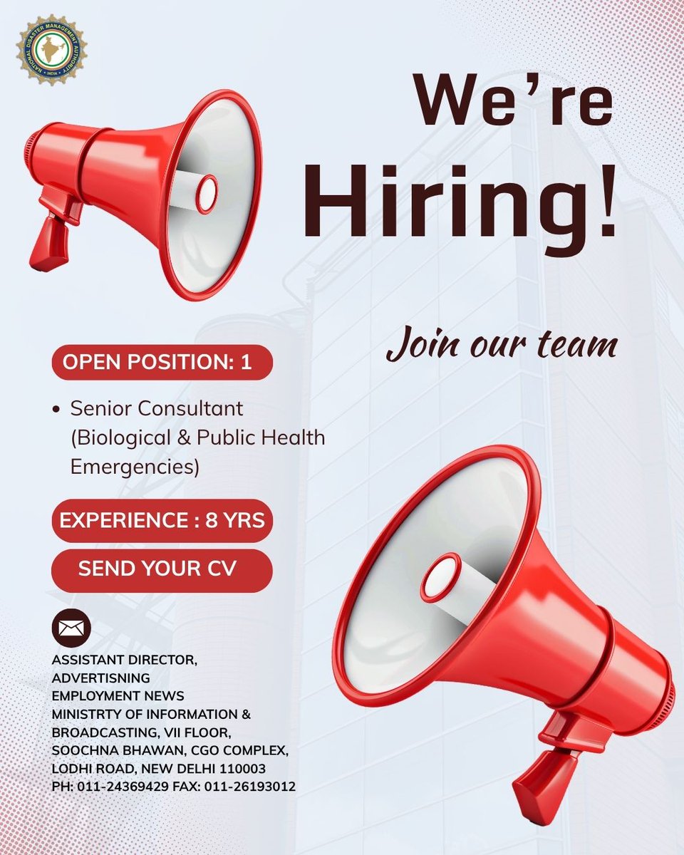 NDMA India | राष्ट्रीय आपदा प्रबंधन प्राधिकरण 🇮🇳 tweet media