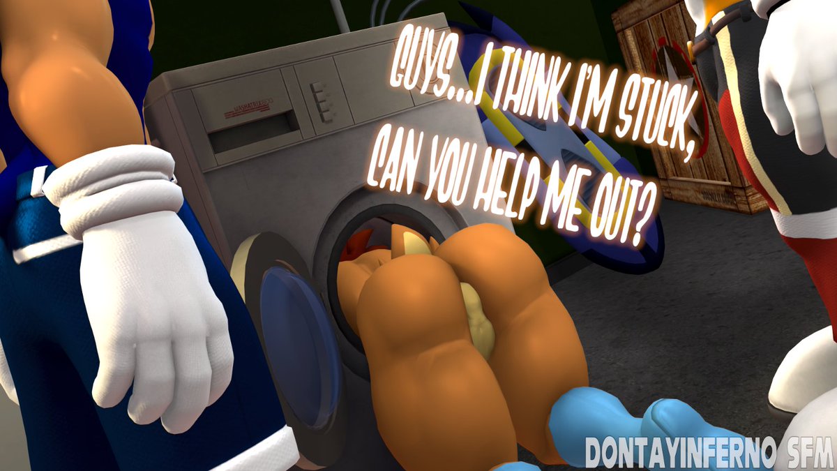 gyroshard069103's tweet photo. I would help get Sally out. If you know what I mean.
I wanted to show this on Easter but I had work on that day.

#SallyAcorn #SonicTheHedgehog #sfm #tails https://t.co/fs9E50pGu3