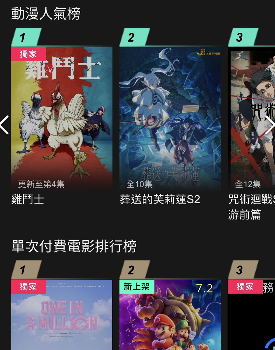 darumarollinjp's tweet image. 給2月來演唱會現場支持我們的台灣粉絲們一個好消息！✨
動畫《雞鬥士》（Rooster Fighter）在 Hami Video 奪下第一名了！👏🐓
大家的應援就是我們的動力💪 真的非常感謝各位❗️
期待能早日與大家再次見面！❤️‍🔥🫶
#雞鬥士 #RoosterFighter #HamiVideo