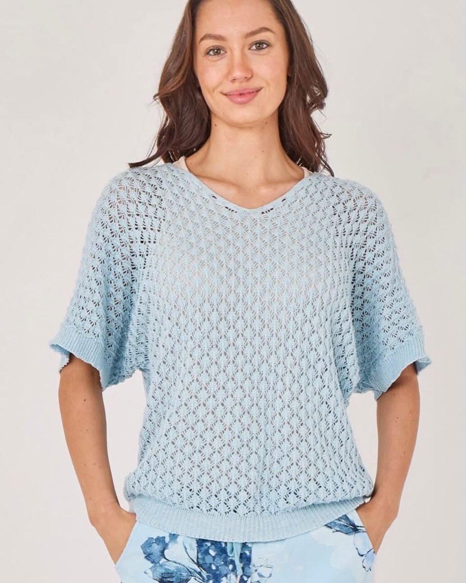 Light weight knit - just made for days like today.

#springknitwear #lace #pastel #claygate #relaxed