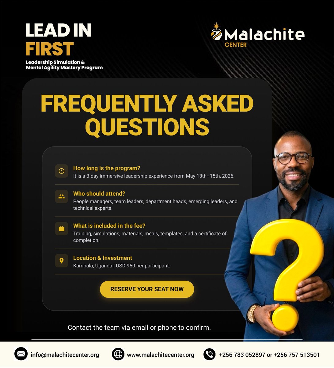 MalachiteCenter's tweet photo. 3 days. 3 transformations.

Here's what happens inside Lead In First:

DAY 1 - Lead Self First: Emotional awareness, understanding your triggers, mental agility exercises, and Simulation 1: Leading under internal pressure.

#MalachiteCentre #LeadInFirst #Leadership #MentalAgility https://t.co/CVByamIOA0