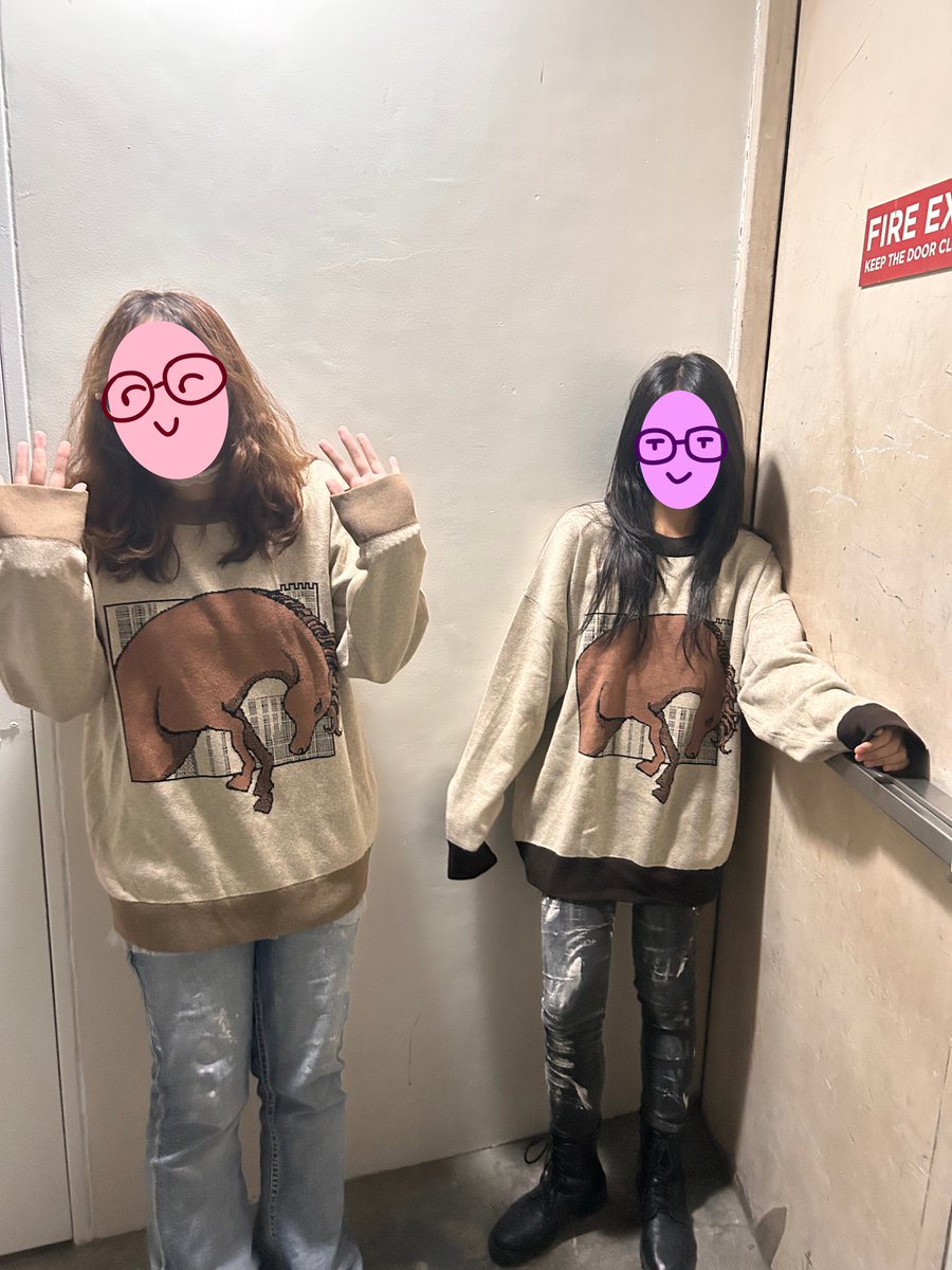 WolfyTheWitch's tweet image. one more silly photo from the fire exit