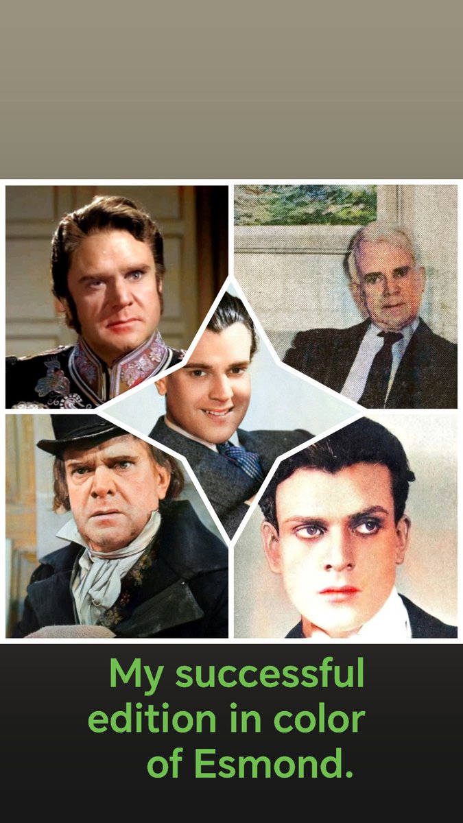 My successful edition in color of Esmond Knight. #EsmondKnight