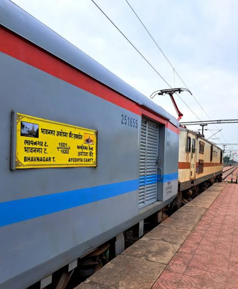 गाड़ी संख्या 19201/19202 भावनगर– अयोध्या कैंट एक्सप्रेस का ठहराव अछनेरा जंक्शन रेलवे स्टेशन पर करने का कष्ट करें। जिससे क्षेत्र के लोगों को अयोध्या प्रभु राम के दर्शनार्थ जाने के लिए ट्रेन उपलब्ध हो सके। अछनेरा भौगोलिक दृष्टि से काफी महत्वपूर्ण स्टेशन है। <a href="/RailMinIndia/">Ministry of Railways</a> <a href="/DRM_Agra/">DRM Agra</a>