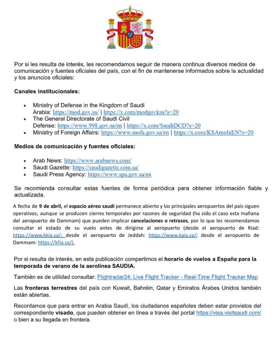 EmbEspaña en A.Saudí tweet media
