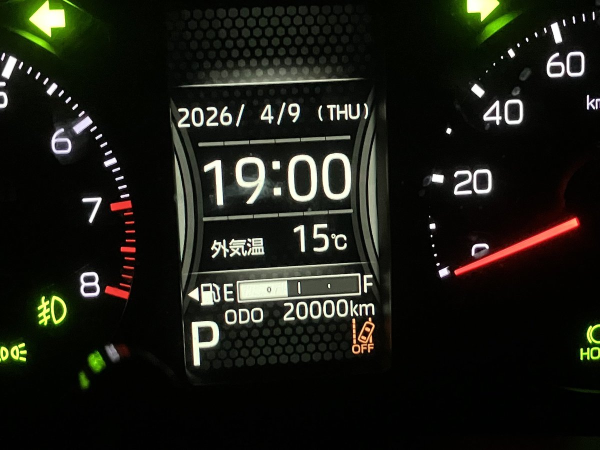 CROSSBRIDG11775's tweet image. 3年間で20,000km
19,950kmでもうすぐ！のアニメーション流れたから期待してたら何も出なかった（笑）
#TAFT
#タフト