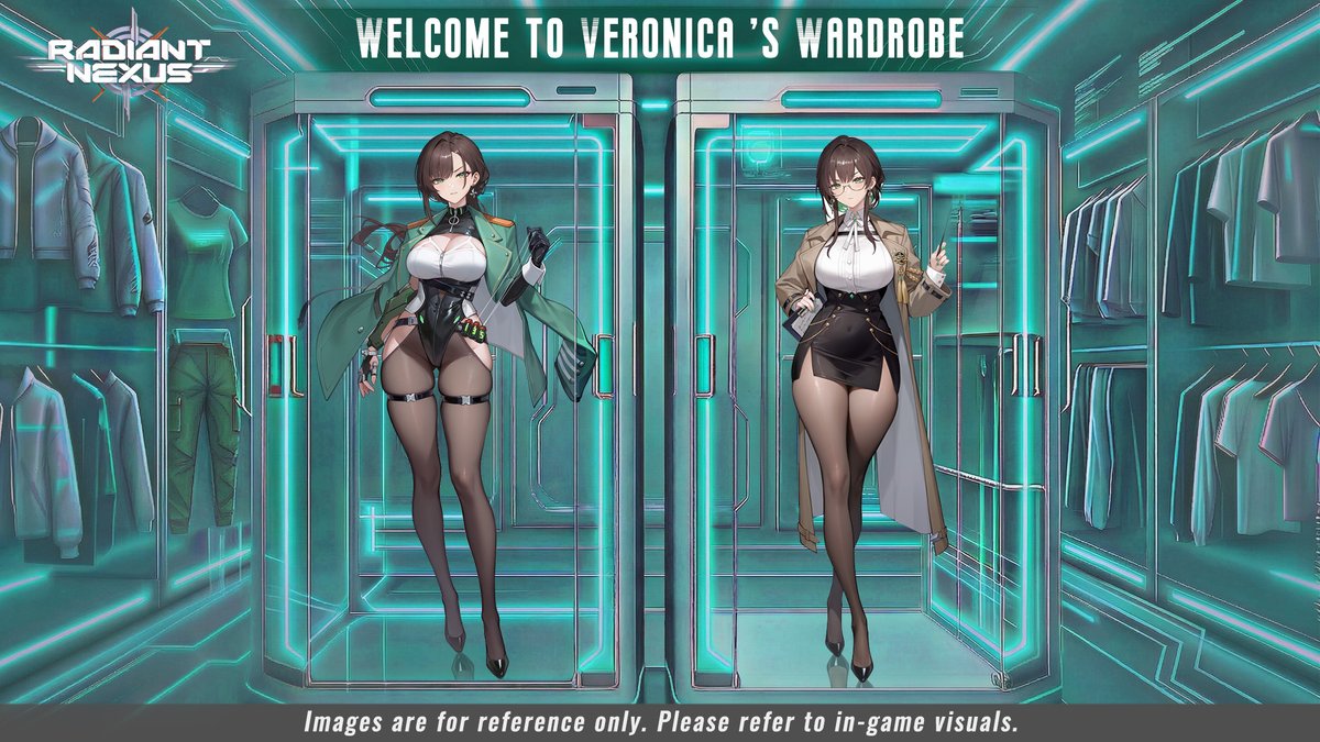 RadiantFro96373's tweet photo. 🌟New Costume Preview — Veronica Gets Her Shine 🌟
If Aurora’s getting the spotlight, you already know Veronica isn’t sitting this one out.
She’s stepping in with a brand-new look of her own—sharp, striking, and just as uncompromising as she is.
And yes, instructors—all of this is dropping in the April update, so you won’t have to wait long.
Stay tuned, more reveals are on the way.
#RadiantNexus #CostumePreview #Veronica #NewOutfits #Gacha #rpg