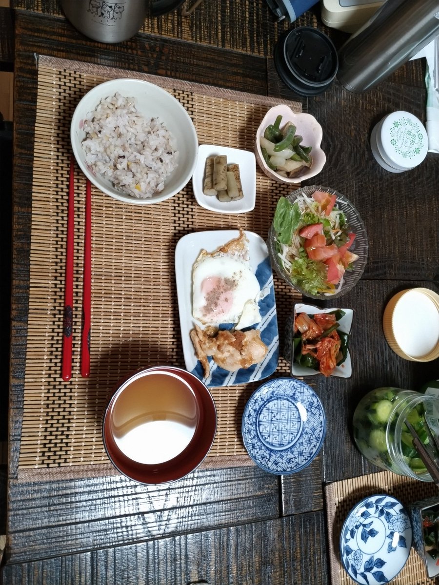 ookomiamaterasu's tweet photo. @nila_mori シンプルな毎日ご飯! https://t.co/M5Xipkisb0