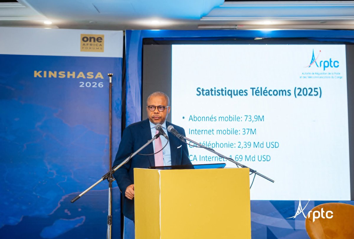 YVESABDALLAH2's tweet image. #Kinshasa accueille l’#Africa #Banking #Forum #2026 : l’#ARPTC au cœur des enjeux de la #transformation #numérique #du #secteur #financier

Kinshasa, du 1er au 3 avril 2026 - L’Autorité de Régulation de la Poste et des Télécommunications du Congo a pris une part active à l’Africa