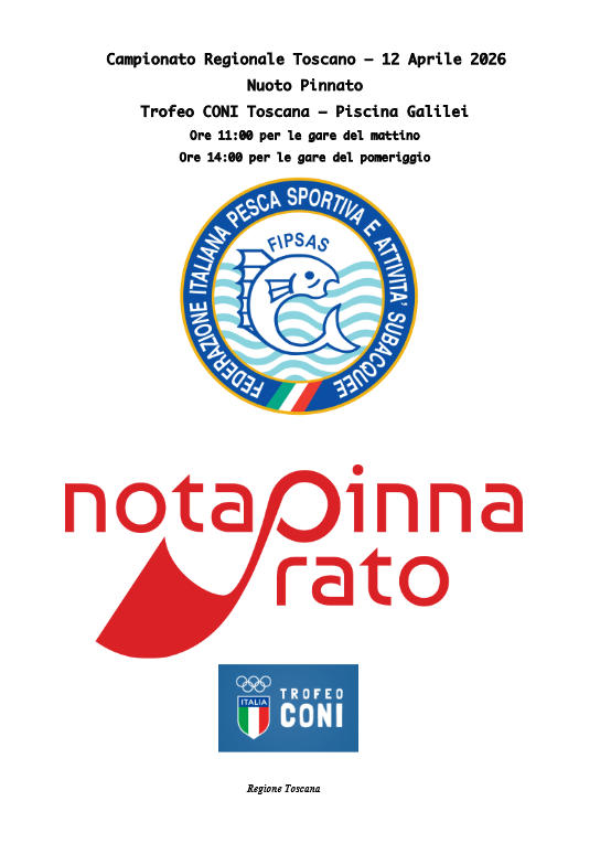cronosprato's tweet photo. Domenica 12 apr 2026 presso Piscina Comunale Galilei di Prato - CronoPrato impegnato nel servizio di cronometraggio Campionato Regionale Toscano Nuoto Pinnato 🤿🏊‍♂️🏊‍♀️⏱️
@federcronos 
@Fipsas1942 
#cronometristi #cronoprato #cronos #nuotopinnato #FIPSAS #notapinnaprato https://t.co/K6bPwwA9r3