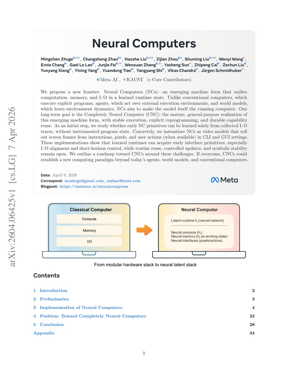 A world model that models the computer.