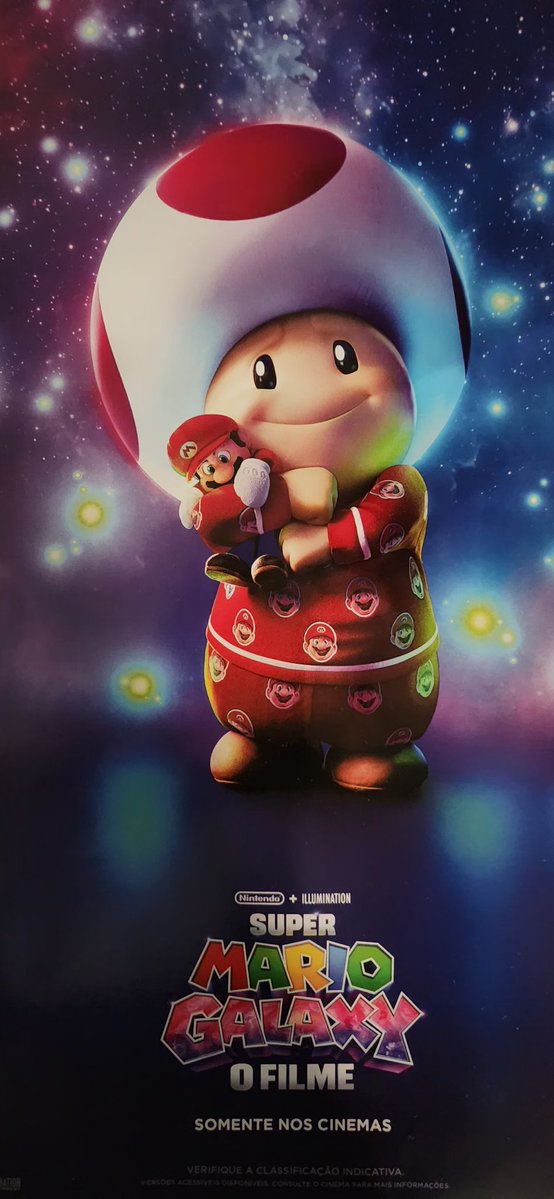 Uma nota pra vcs críticos de Mario Galaxy

➡️ 2,5/10 pra vocês
➡️ 😛
➡️ Melhorem

"Ah, mas o filme tá infestada de referências do Mario"

Sim, pq é um filme do Mario
Bjs 🥰