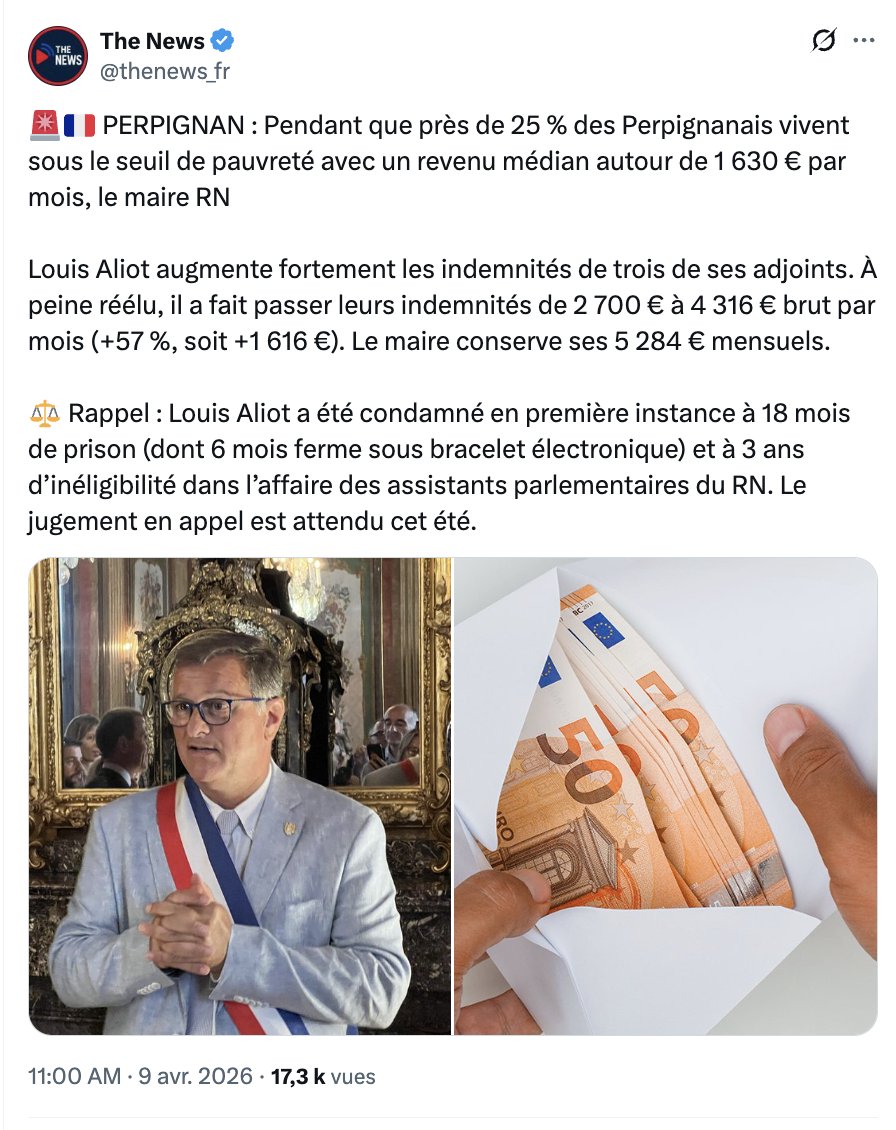 The News tweet media