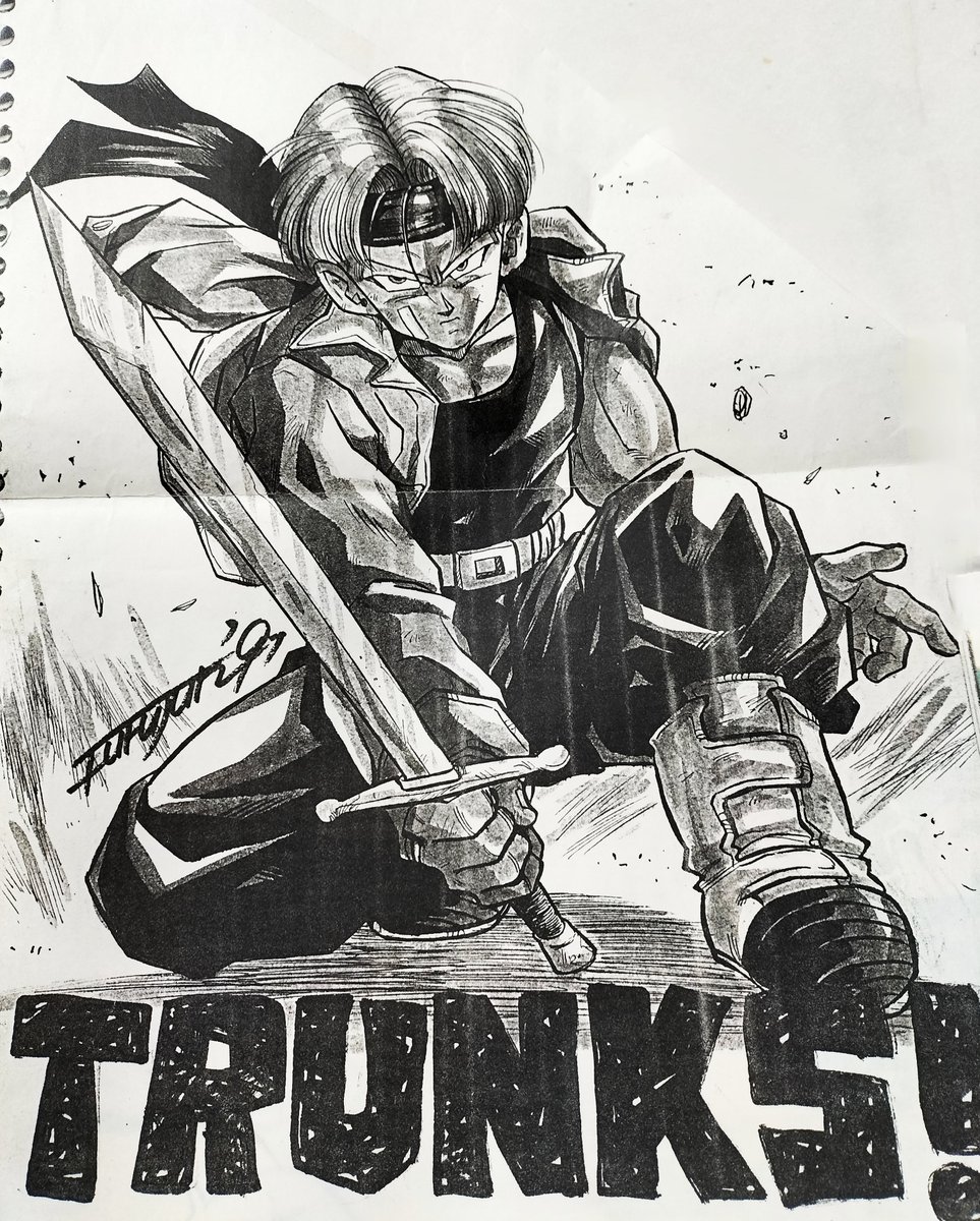 cheer_up0059's tweet image. This item was distributed by Furusawa at the Winter Comic Market held at Makuhari Messe in Chiba in 1991.
#古澤純也 #Furujun #DB #90s
#Trunks #JunyaFurusawa