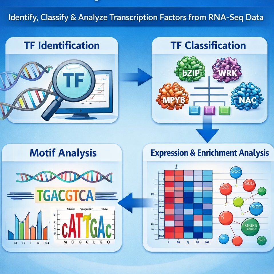 Step-by-step workflow to identify, classify, and study TFs from ...