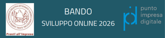 PID_CamCom's tweet image. Digitalizza la tua impresa con il supporto della Camera di commercio di Trento
Fino a 3mila€ a fondo perduto per formazione e consulenza su:
🌐siti web &amp;amp; eCommerce
📊digital marketing &amp;amp; social
🔗integrazione sistemi aziendali
Domande: 13 - 17 aprile 2026
puntoimpresadigitale.camcom.it/voucher/bando-…