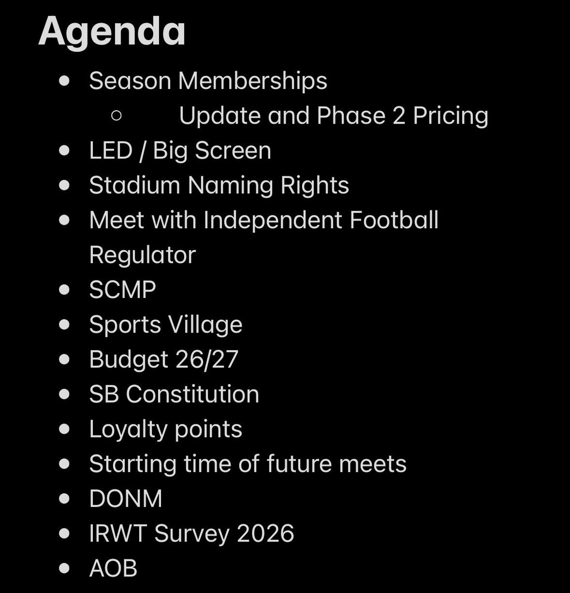Doncaster Rovers Shadow Board tweet media