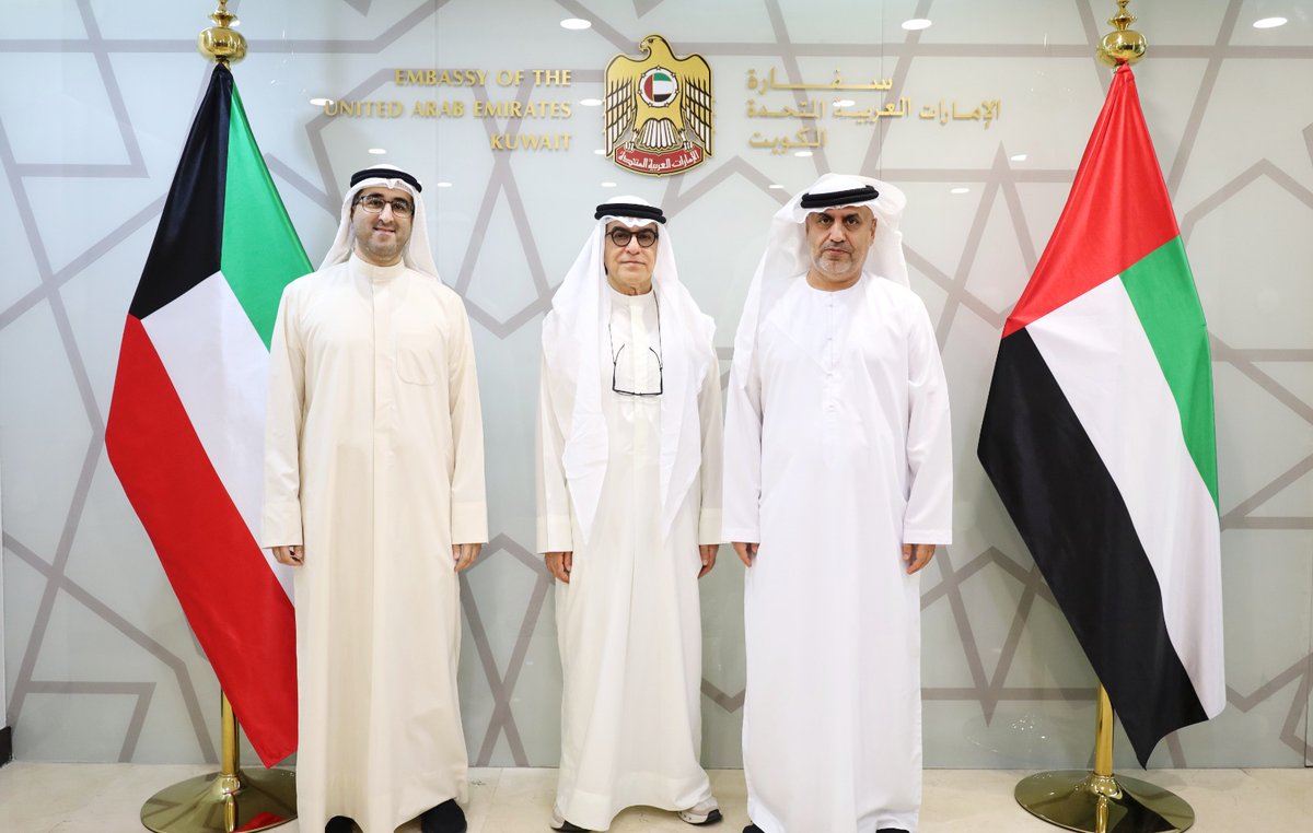 سعدنا باستقبال المهندس عدنان عبدالله العثمان، المدير التنفيذي لوقف العثمان، والسيد عبدالله زكي العثمان، مدير دار العثمان، حيث بحثنا خلال اللقاء عدداً من الموضوعات ذات الاهتمام المشترك.
<a href="/mofauae/">MoFA وزارة الخارجية</a>