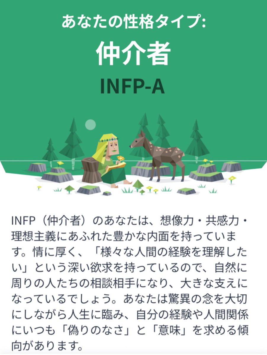 aichunTtipe's tweet photo. 100万回くらい診断したけど毎回これ
有名人ではゴッホとのび太が同じタイプ
自分の世界を持ってる変態気質？ https://t.co/TIo4tXNYU8