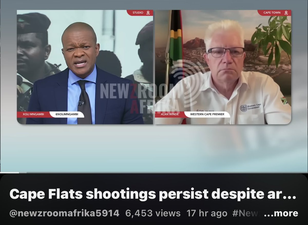 Premier Alan Winde tweet media